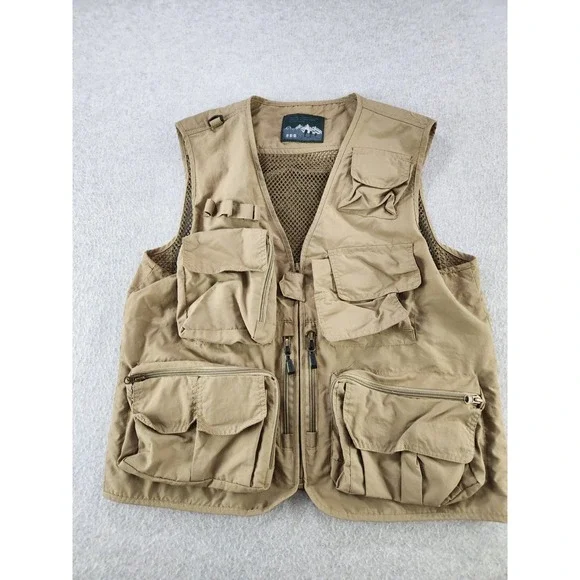 Utility Tactical Fishing Vest Outdoors Photography Bird Watching Gorpcore MEDIUM - Picture 12 of 16